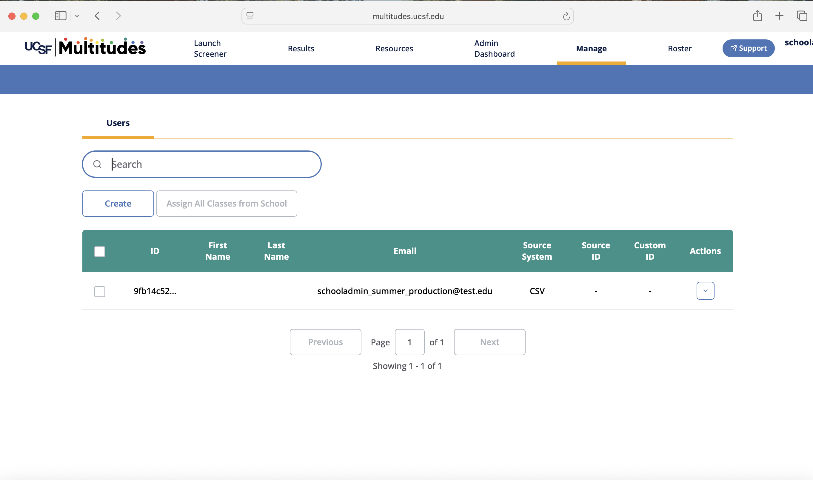 How to Use Assign All Classes from School Button – UCSF Multitudes